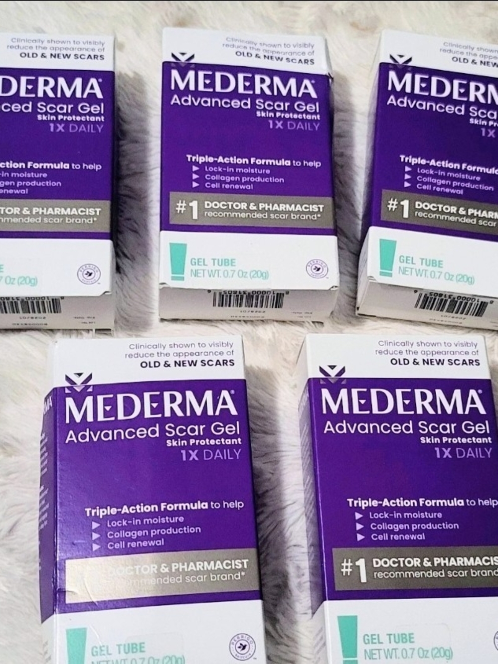 (10) Mederma Advanced Scar Gel -0.7oz Dont Miss Out Bundle Deal